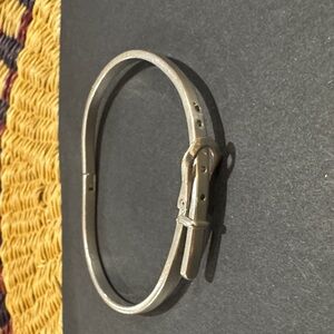 Taxco Silver Buckle Design Bracelet